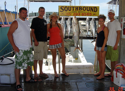 Fish caught fishing Key West, Florida on charter boat Southbound