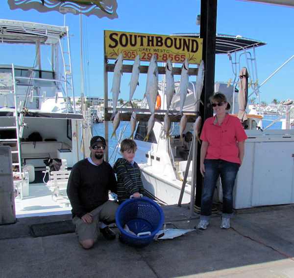 Cero Mackerels caught fishing Key West on charter boat Southbound from Charter Boat Row Key West