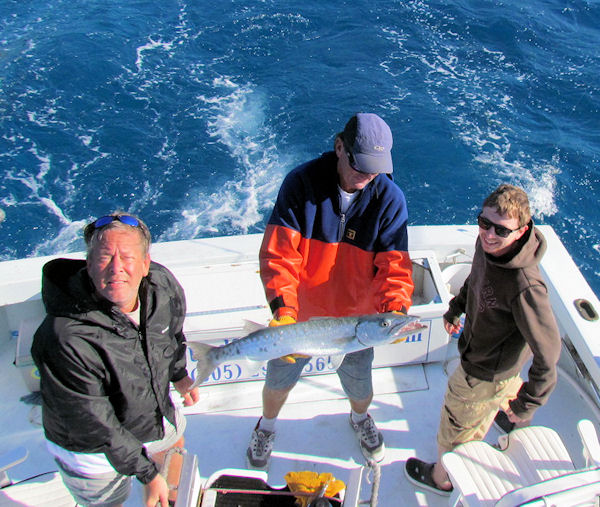 big Barracuda caught fishing Key West on charter boat Southbound from Charter Boat Row Key West