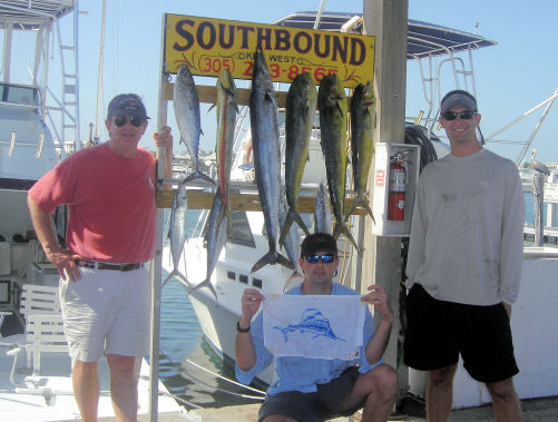 fish caught fishing on charter boat Southbound in Key West, Florida