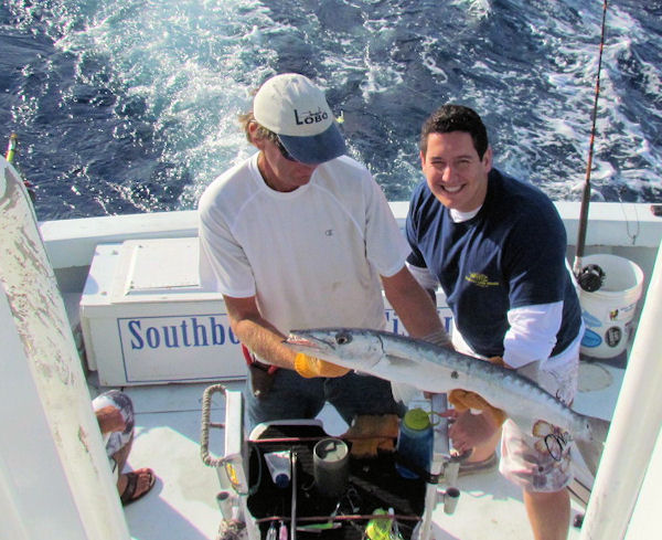 Barracuda caught fishing Key West on charter boat Southbound from Charter Boat Row Key West