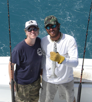 Barracuda caught fishing Key West on Charter Boat Soutbhound