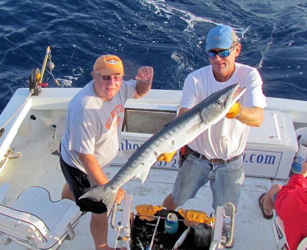 Barracuda caught in Key West fishing on charter boat Southbound from Charter Boat Row, Key West