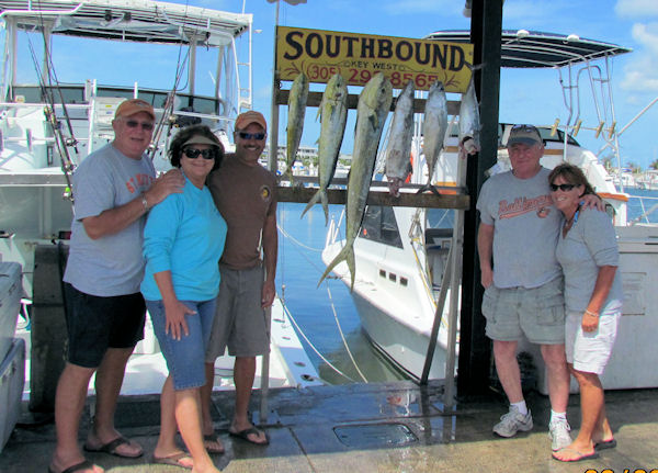 Dolphin caught in Key West fishing on charter boat Southbound from Charter Boat Row, Key West