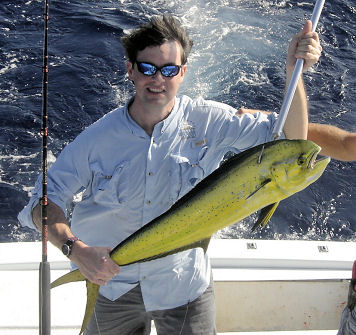 Dolphin caught fishing on charter boat Southbound in Key West, Florida