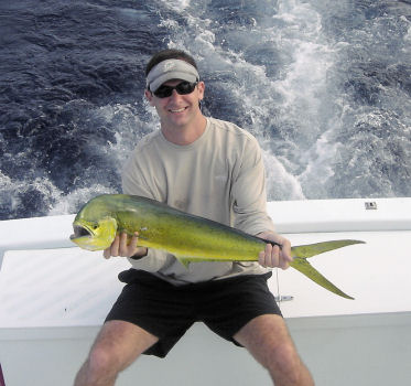 Dolphin caught fishing on charter boat Southbound in Key West, Florida