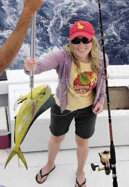 Dolphin caught in Key West fishing aboard charter boat Southbound