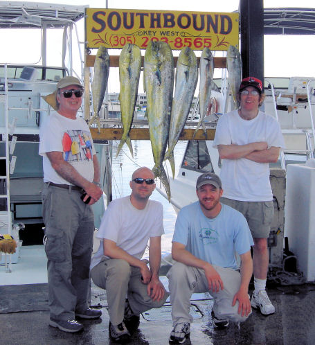 Fish caught aboard the Southbound in Key West, Florida