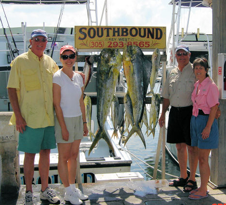 Fish caught aboard the Southbound in Key West, Florida