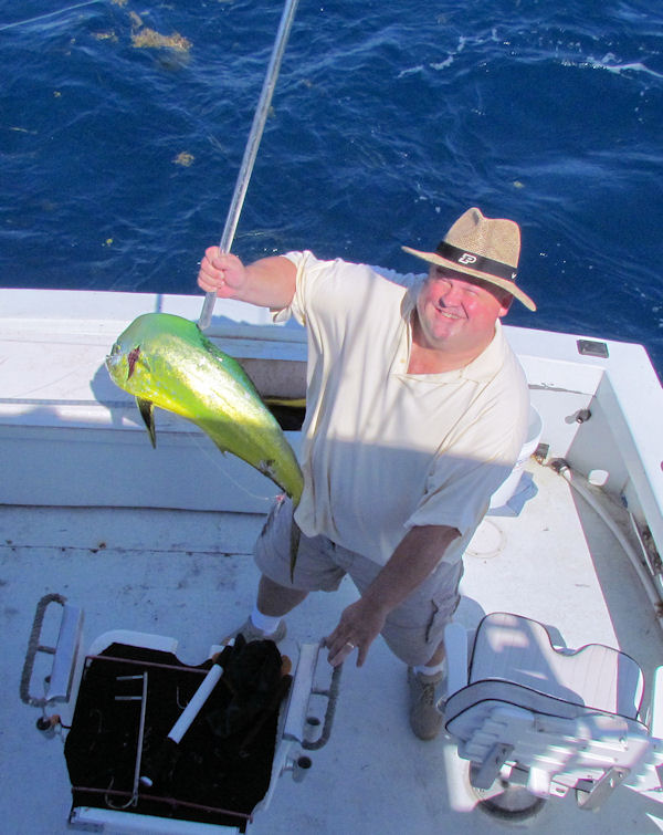 Dorado or Mahi caught fishing in Key West on Charter Boat Southbound from Charter Boat Row Key West