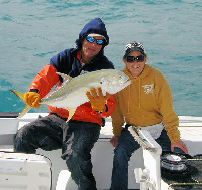 Cravalle Jack caught fishing Key West on the charter Boat Southbound