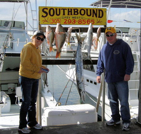 Fish caught fishing Key West on the charter Boat Southbound
