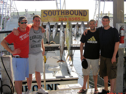 Fish caught aboard the Southbound in Key West, Florida