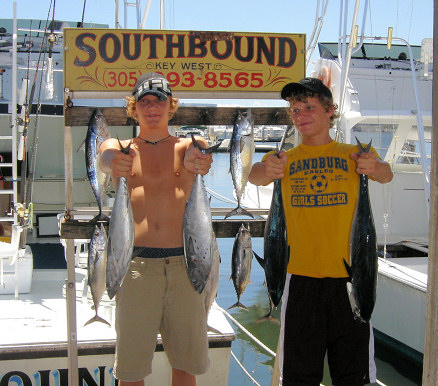 Bonito caught fishing with Southbound Sportfishing in Key West, Florida