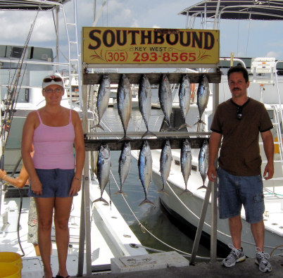 Fish caught fishing on the Charter Boat Southbound in Key West, Florida