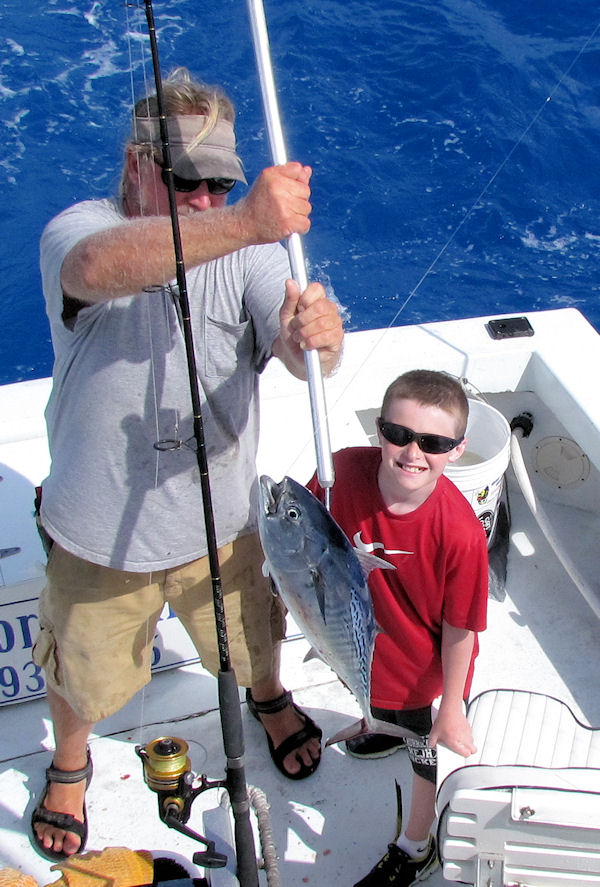 Bonito caught in Key West fishing on charter boat Southbound from Charter Boat Row, Key West