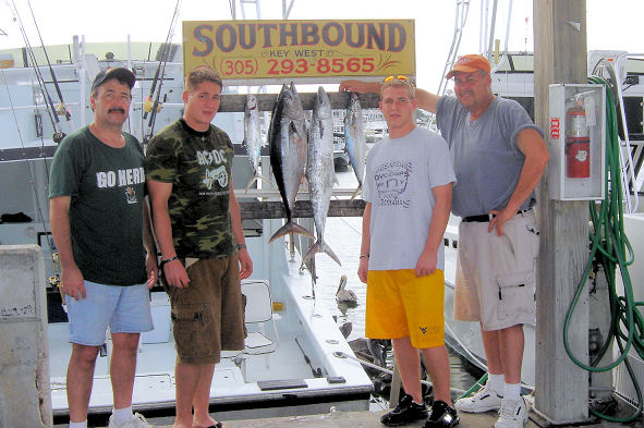 Fish caught aboard the Southbound in Key West, Florida