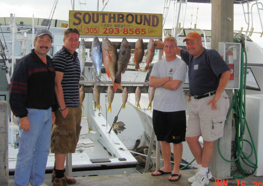 Fish caught aboard the Southbound in Key West, Florida