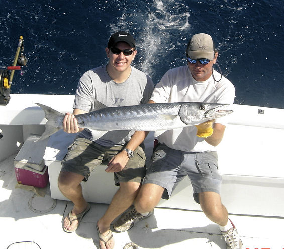 Barracuda caught in Key West fishing on charter boat Southbound from Charter Boat Row, Key West