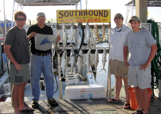 Fish caught fishing aboard charter boat Southbound in Key West, Florida