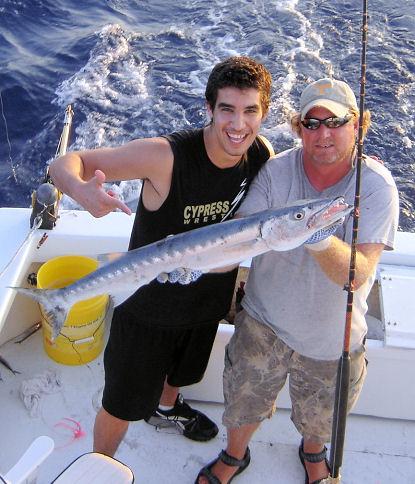 Big Barracuda caught fishing key west on charter boat Southbound from Charter Boat Row, Key West