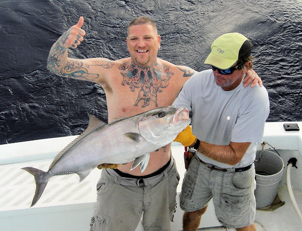 Amberjack caught in Key West fishing on charter boat Southbound from Charter Boat Row Key West