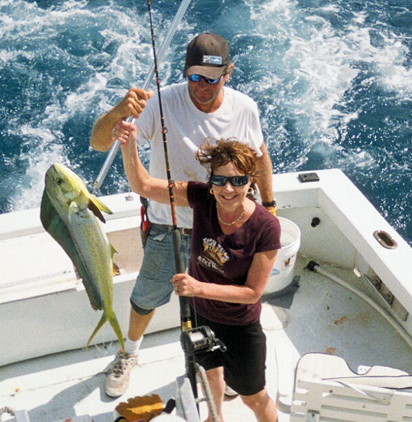 Dolphin caught fishing in Key West on Charter Boat Southbound from Charter Boat Row Key West