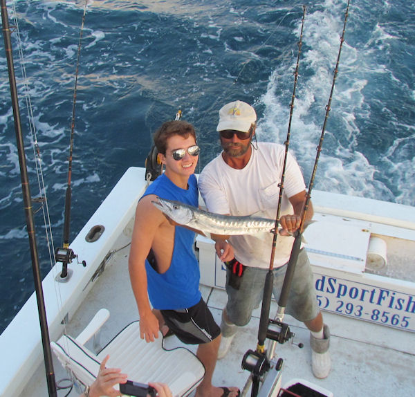 Barracuda caught in Key West fishing on charter boat Southbound from Charter Boat Row