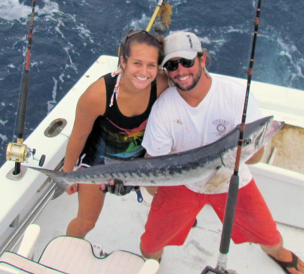 Barracuda caught in Key West fisihing on charter boat Southbound from Charter Boat Row, Key West Florida