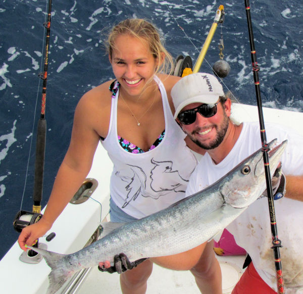 Barracuda caught in Key West fisihing on charter boat Southbound from Charter Boat Row, Key West Florida