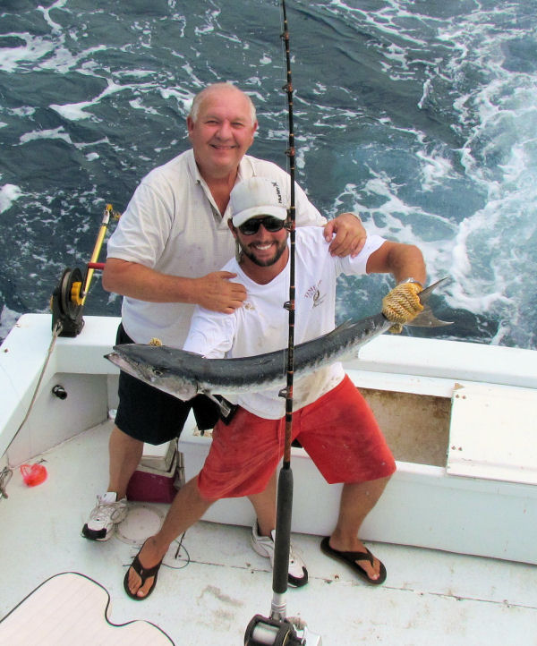 Barracuda caught in Key West fisihing on charter boat Southbound from Charter Boat Row, Key West Florida