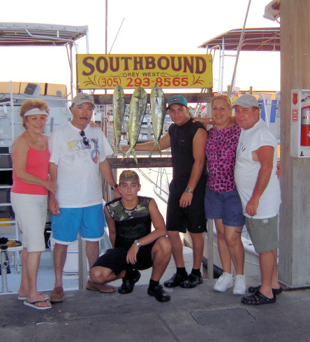 Dolphin caught fishing Key West on charter boat Southbound