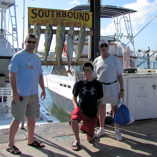 Dolphin caught in Key West fishing on charter boat Southbound from Charter Boat Row, Key West