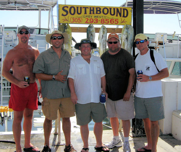 Dolphin caught fishing on Key West Charter fishing Boat Southbound from Charter Boat Row Key West