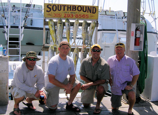 Fish caught aboard the Southbound in Key West, Florida