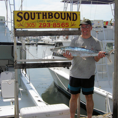Kingfish caught fishing Key West Florida on charter boat Southbound