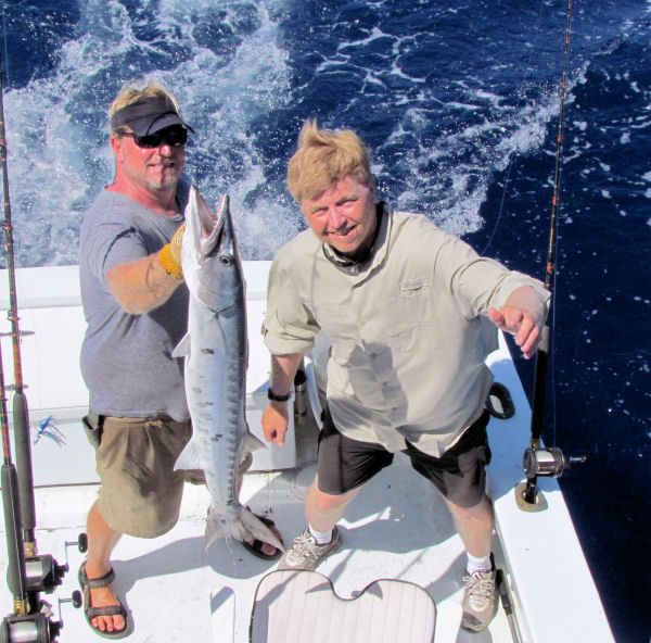 Barracuda caught in Key West fishing on charter boat Soutbhbound from Charter Boat Row Key West