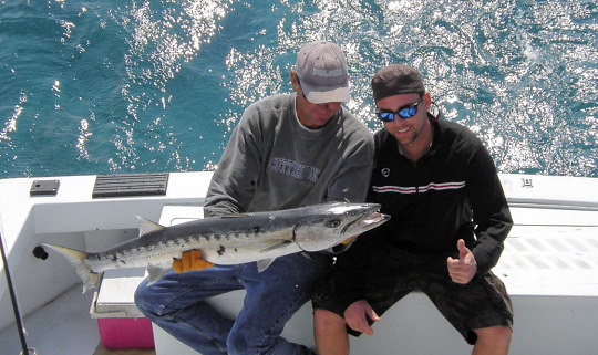 Big Barracuda caught on Key West Fishing Boat Southbound