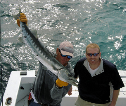 Big Barracuda caught on Key West Fishing Boat Southbound