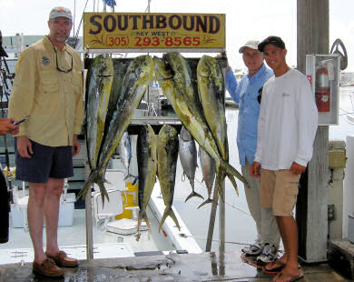 Fish caught in Key West, Florida fishing on charter boat Southbound