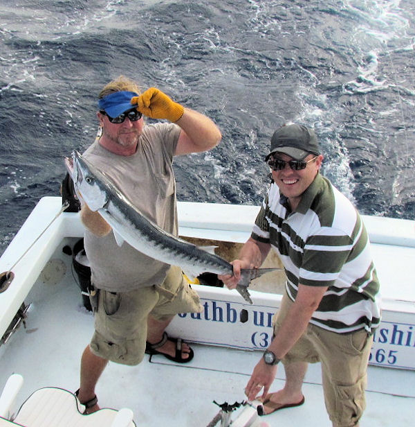 Barracuda caught fishing Key West on charter boat Southbound from Charter Boat Row Key West