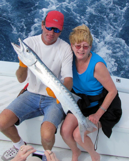 Barracuda caught in Key West fishing on charter boat Southbound from Charter Boat Row Key West