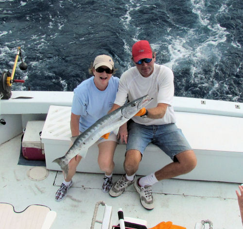 Barracuda caught in Key West fishing on charter boat Southbound from Charter Boat Row Key West