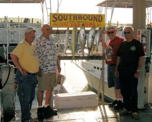 Fish caugh fishing Key West Florida on charter boat Southbound