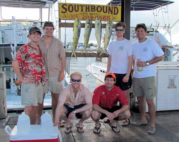 Dolphin caught in Key West fishing on charter boat Southbound from Charter Boat Row, Key West
