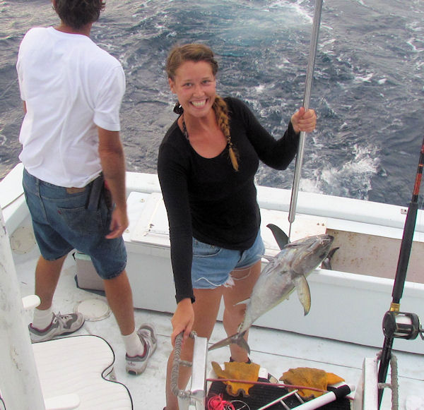 Black Fin Tuna caught fishing in Key West on Charter Boat Southbound from Charter Boat Row Key West