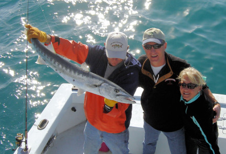 Barracuda Caught fishing Key West charter boat Southbound