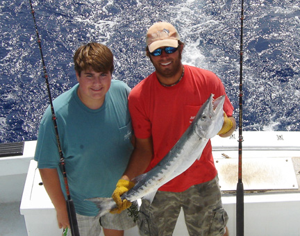 Barracuda caught fishing Key West on charter boat Southbound