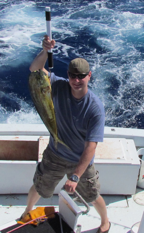 Dolphin caught in Key West fishing on charter boat Southbound from Charter Boat Row Key West