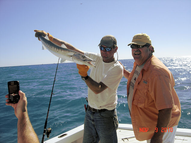 Barracuda caught in Key West fishing on charter boat Southbound from Charter Boat Row Key Wes